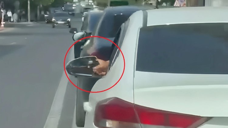    Oyuncaq silahla qorxu yaradan sürücü həbs edildi   