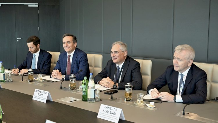    “Saipem S.p.A.” şirkətinin baş icraçı direktoru ilə görüş keçirilib   