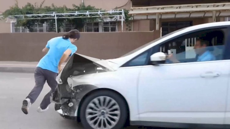    Goranboyda yeniyetmə qızı maşın vurub   