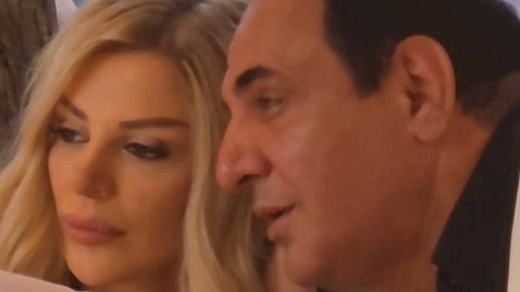   Efirdə dava edən Əminə və Manafın kamera arxasındakı görüntüsü   