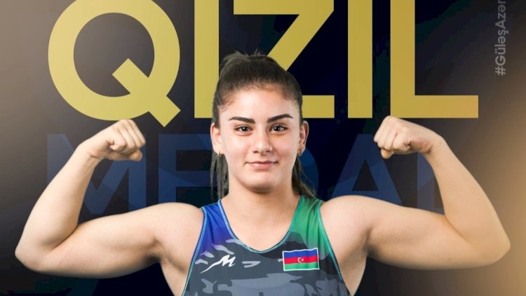    Azərbaycanlı qadın güləşçi qızıl medal qazandı   