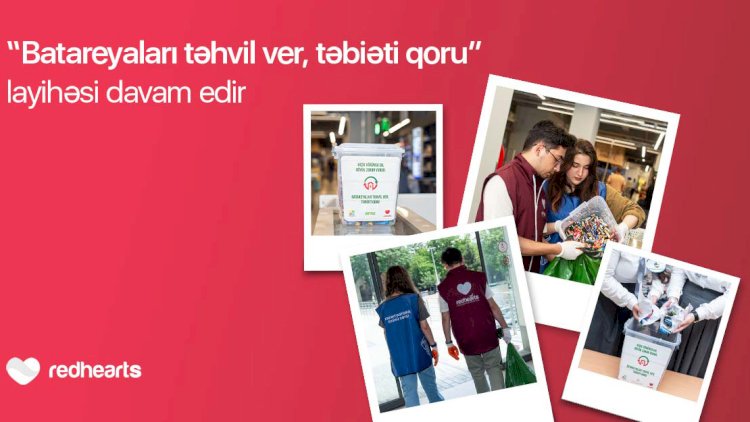    “Batareyaları təhvil ver, təbiəti qoru” layihəsi: 96 kq işlənmiş batareya toplanaraq təhvil verilib   