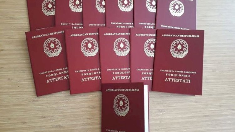    Məktəbi fərqlənmə attestatı ilə bitirən şagirdlərin sayı bilindi   