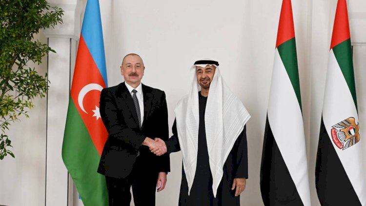    İlham Əliyev Əbu-Dabidə Birləşmiş Ərəb Əmirliklərinin prezidenti ilə görüşdü   