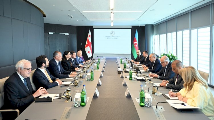    Gürcüstan nümayəndə heyəti ilə görüş keçirilib   