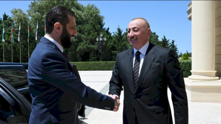   İlham Əliyev Suriyanın keçid dövrü prezidentini qəbul etdi   