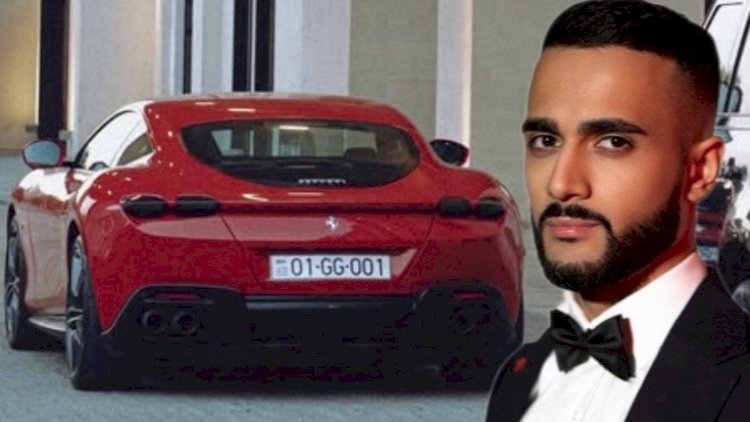    Hüseyn yeni “Ferrari”sini nümayiş etdirdi - Fotolar   