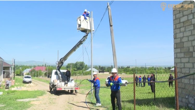    “Azərişıq” ASC Tovuzun bir sıra kəndlərində elektrik təsərrüfatını yeniləyir -   VİDEO