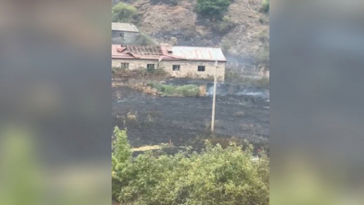    Böyük Qaladərəsində yanğın qısaqapanmadan olub - Rəsmi   