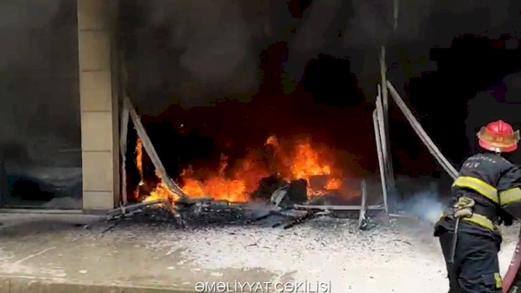    Sumqayıtda çoxmərtəbəli yaşayış binasında yanğın: Xəsarət alan var - Video   