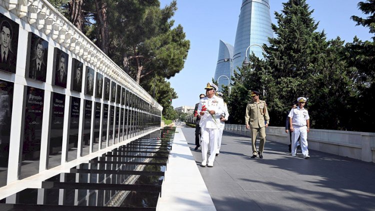    Xəzərdən təhlükə artınca pakistanlı admiral Bakıya gəldi   