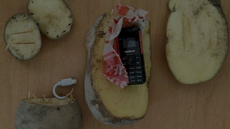    Həbsxanaya kartofun içərisində telefon keçirmək istədi   