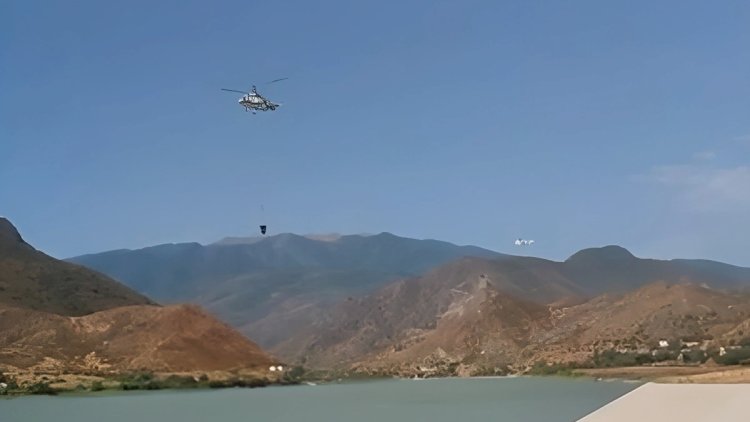    Ağdərədə güclü YANĞINLA mübarizə davam edir   