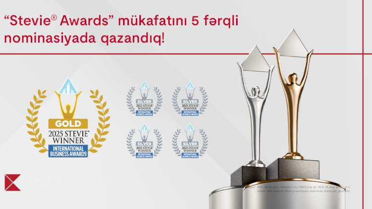    Kapital Bank 5 nominasiyada nüfuzlu “Stevie Awards” mükafatına layiq görüldü   