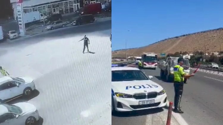    “Sədərək” ticarət mərkəzindəki yanğınla əlaqədar yollarda təhlükəsizlik tədbirləri görülür   