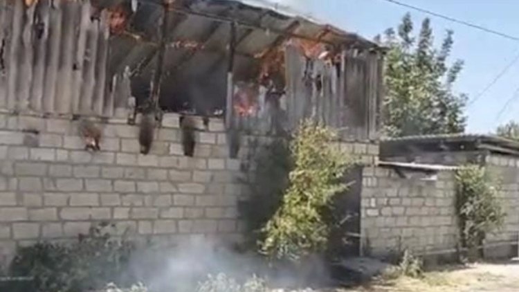    Ağcabədidə fermada güclü yanğın: Xəsarət alan var   