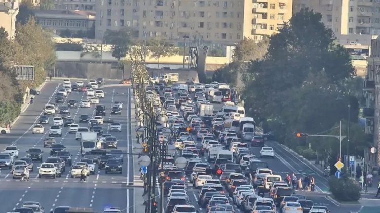    Bu yollarda tıxac var - Sürücülərin nəzərinə!   