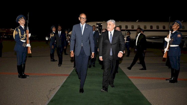    Ruanda Prezidenti Azərbaycana rəsmi səfərə gəldi   