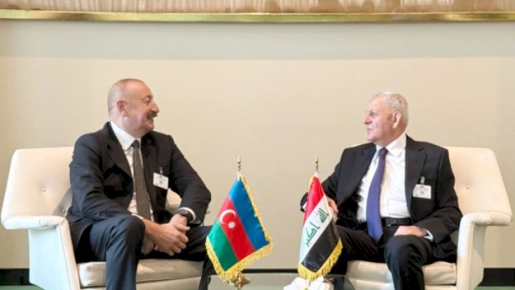    İlham Əliyev İraq prezidenti ilə görüşdü   