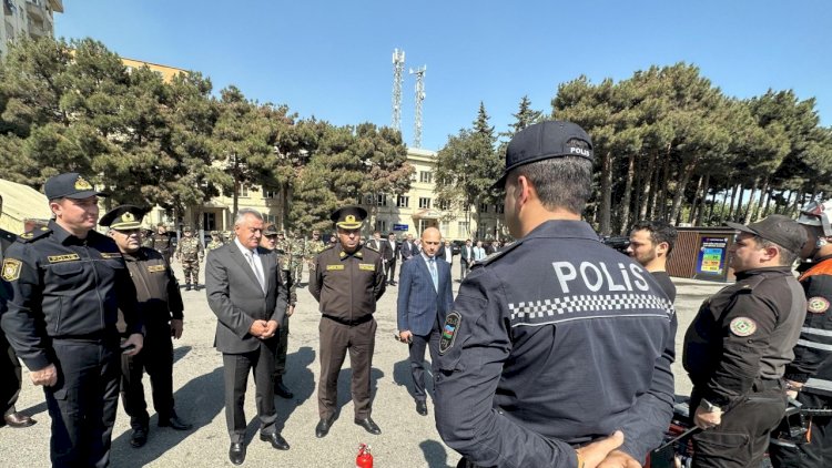    Abşeronda FHN tərəfindən mülki müdafiə məşqi təşkil edilib - FOTOLAR   