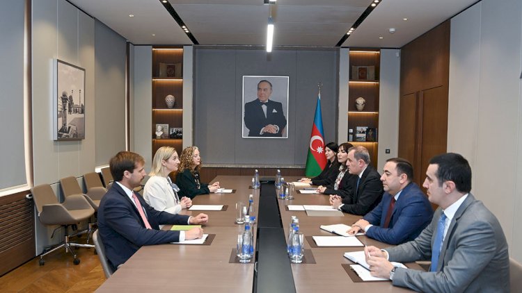    Ceyhun Bayramov Dövlət Departamentinin baş müşavir ilə görüşdü   