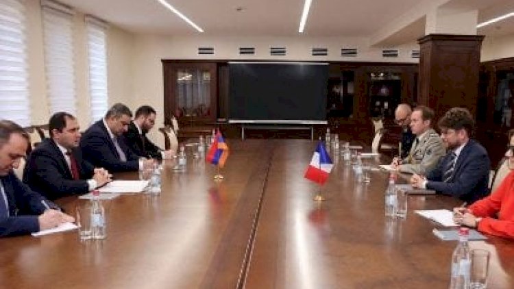    Papikyan Fransa səfiri ilə hərbi əməkdaşlığı müzakirə etdi   