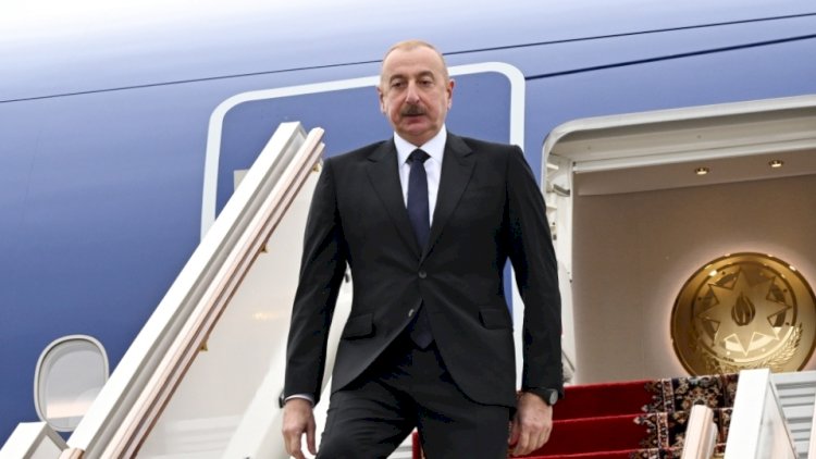    İlham Əliyev Tacikistana getdi   