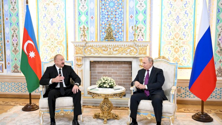    Putin-Əliyev görüşü bitdi   