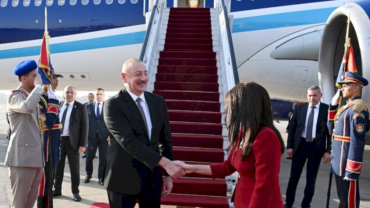    Prezident Misirdə Paşinyanla söhbətləşdi - Foto   