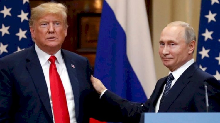    Tramp və Putin arasında telefon danışığı başladı   