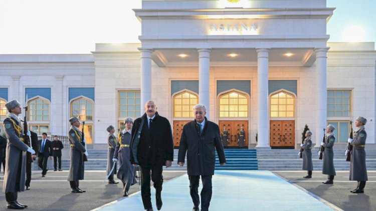    Prezident İlham Əliyevin Qazaxıstana dövlət səfəri başa çatdı - Fotolar   