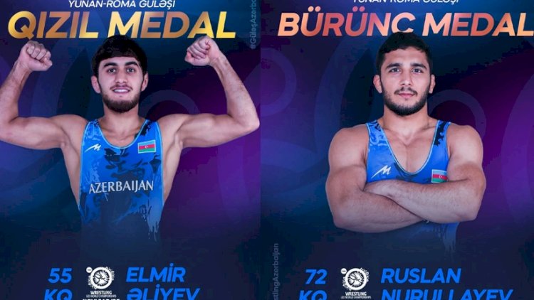    Azərbaycan güləşçiləri dünya çempionatında 1 qızıl, 1 bürünc medal qazandılar   