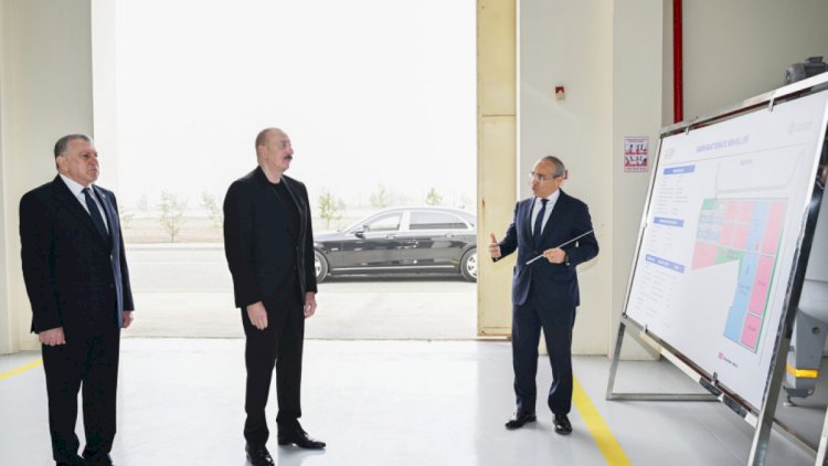    Prezident Sabirabada getdi   