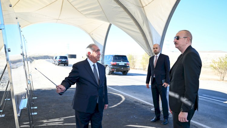    Prezident avtomobil yolunun açılışında iştirak etdi   