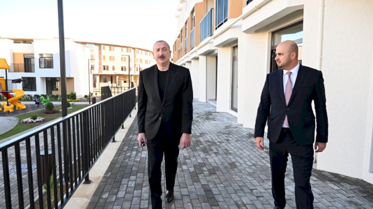    İlham Əliyev Zəngilanda yaşayış kompleksində görülmüş işlərlə tanış oldu   