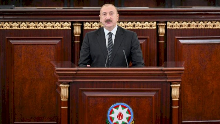    İlham Əliyev AMEA-da: Çıxış etdi -   FOTOLAR