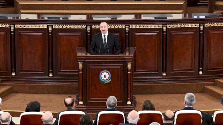    Azərbaycan Prezidenti AMEA-nın kürsüsündən elan etdi:   “Bizə çox yaxşı xəbərlər gələcək”