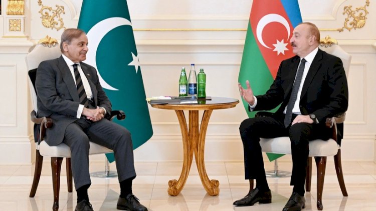    İlham Əliyev Pakistanın Baş naziri ilə görüşdü - Fotolar   