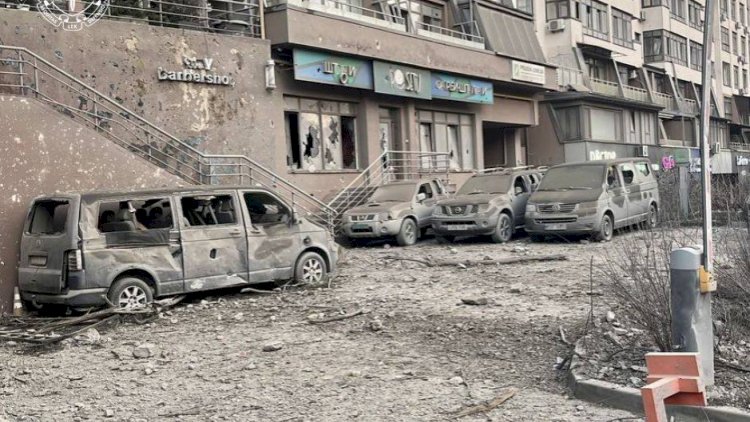    Kiyevə raket hücumu zamanı Ukraynadakı səfirliyimizə ciddi ziyan dəydi   