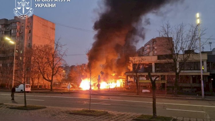    Ukrayna ağır bombarduman altında:    Ölən və yaralananlar var-VİDEO