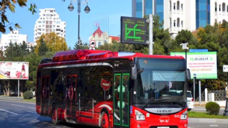    Bakıda 9 marşrut üzrə avtobusların hərəkət sxemi dəyişdirilir   
