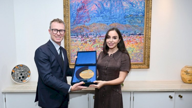    Leyla Əliyeva ÜST-nin Avropa üzrə Regional Ofisinin xüsusi nümayəndəsi ilə görüşdü - Fotolar   
