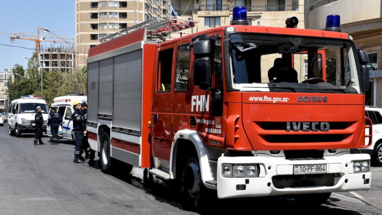    Bakıda uşaq bağçasında yanğın   