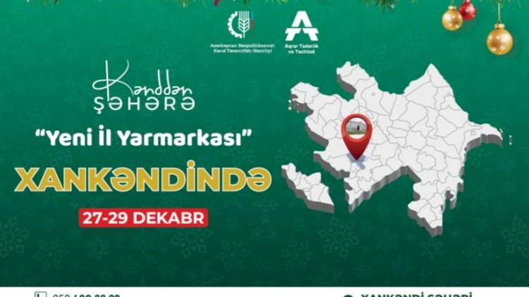    Xankəndidə ilk dəfə Yeni il yarmarkası keçiriləcək   
