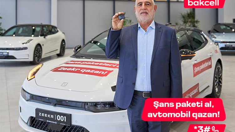    Bakcell-in meqa lotereyasında 12-ci avtomobil qalibi məlum olub   