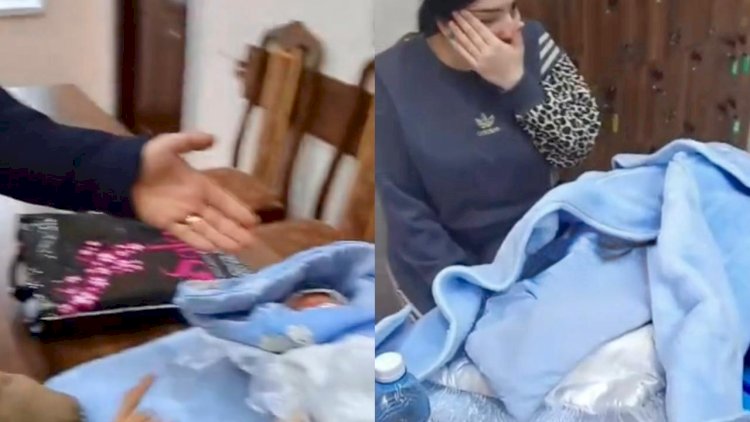    Şəxsi evi var, amma körpəni gətirib qəbul otağına atır -   VİDEO