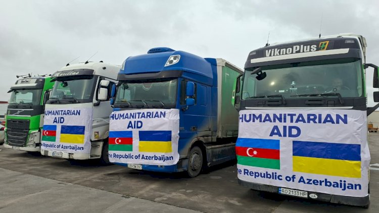   Azərbaycandan Ukraynaya növbəti humanitar yardım göndərildi - Fotolar   