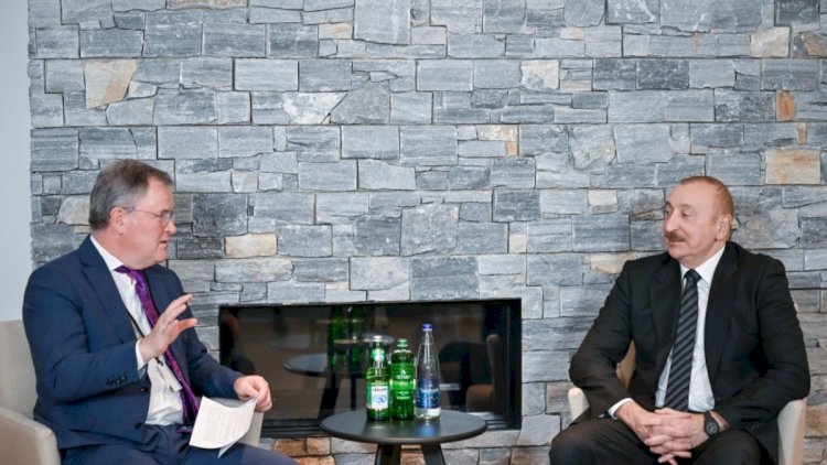    Prezident İlham Əliyev Davosda “Vitol” şirkətinin baş icraçı direktoru ilə görüşdü - FOTOLAR   