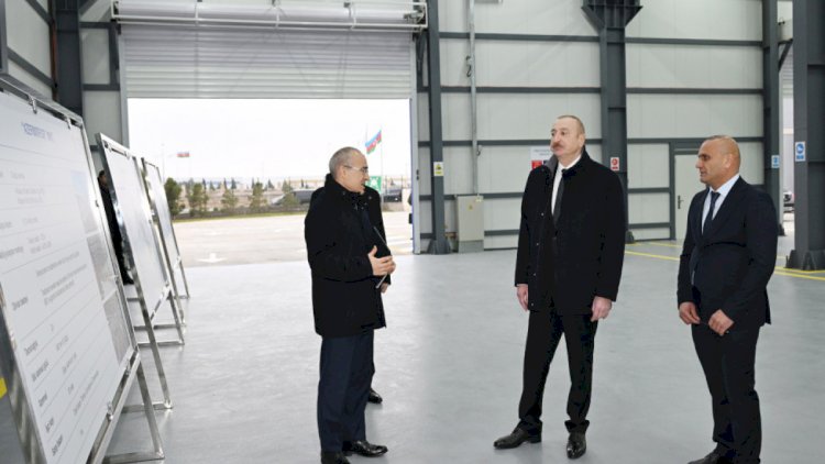    Prezident Sumqayıta getdi -   FOTOLAR