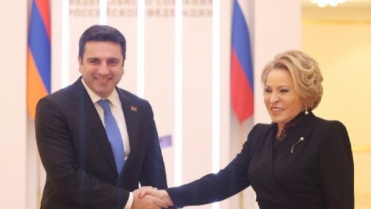    Alen Simonyan Rusiya rəsmiləri ilə ikinci görüşünü keçirdi   